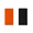 Orange And Black Foldable Silicone Aluminum Phone Holder Stand#1, variant on Flexible Silicone Aluminum Phone Holder Stand, Bendable Rollable Foldable Design, Universal Adjustable Anti-Slip Desktop Mount for Phone Tablet Laptop, Portable Ergonomic Holder Orange