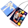 thumbnail image 4 of Xihbxyly Juego de Bolas de Cristal, Pulsera de Piedras Preciosas de Colores, Colgante Hexagonal Único, Armonizador Energético Artesanal, Regalo de Decoración para El Hogar, Crea Vibraciones Positivas, 4 of 7