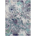 thumbnail image 2 of Addison Rugs Chantille Indoor/Outdoor Transitional Floral Lavender Machine Washable Rectangle Rug, 8' x 10', 2 of 8