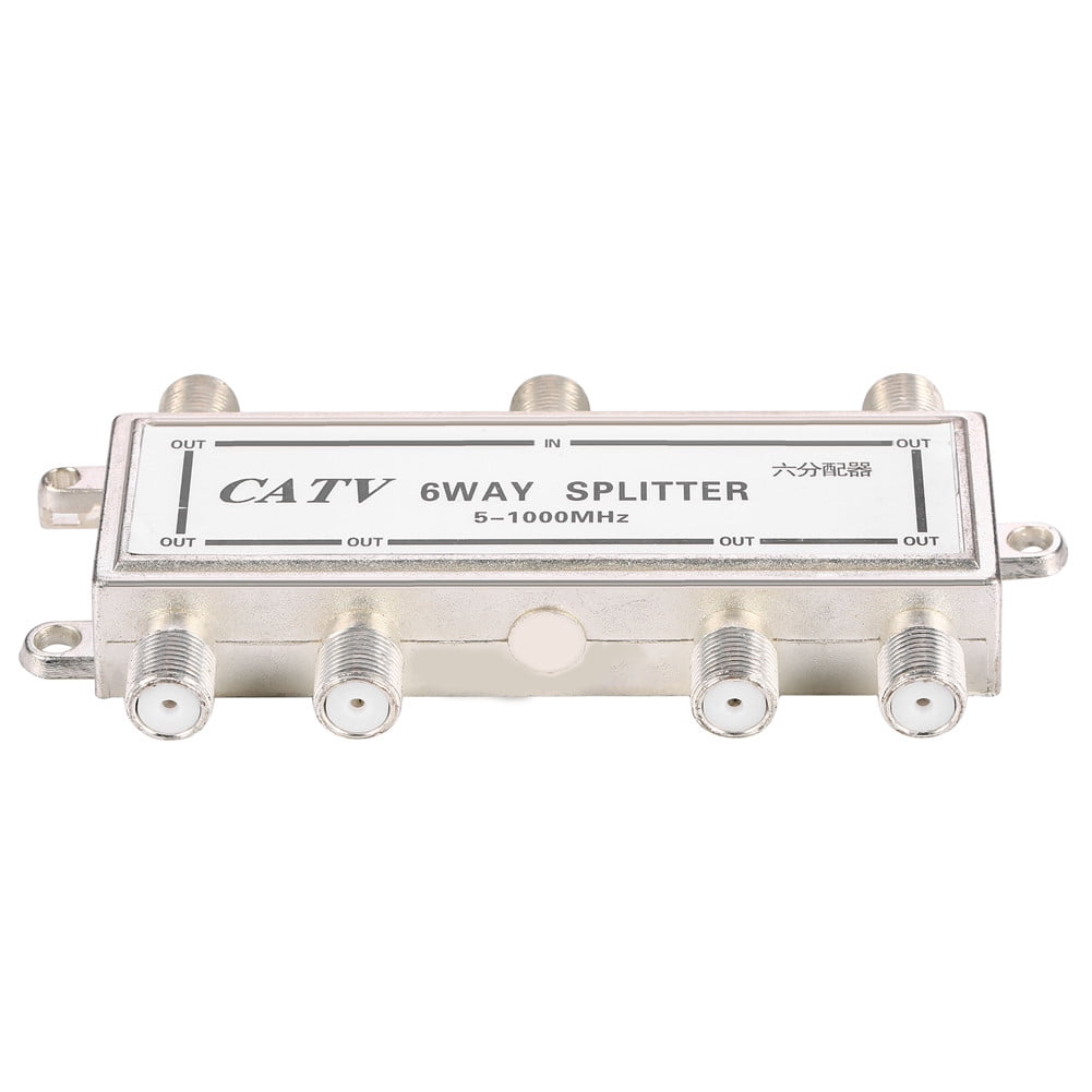 Electronics Home Audio & Video Accessories CATV Splitter 6 Way Coax