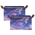 thumbnail image 3 of BZSMCE Collapsible Fabric Cube Storage Bins Purple Bear in Bottle Design Pattern Storage Box, 3 of 8