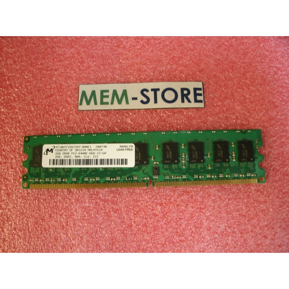 GH740AA 2GB 1x2GB PC2-6400 800MHz Memory HP Workstation (3rd Party)