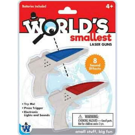 UPC: 0035594040255 | Knick Knack Toy Shack s World s Smallest Laser Guns – Miniature Toys for Collectors