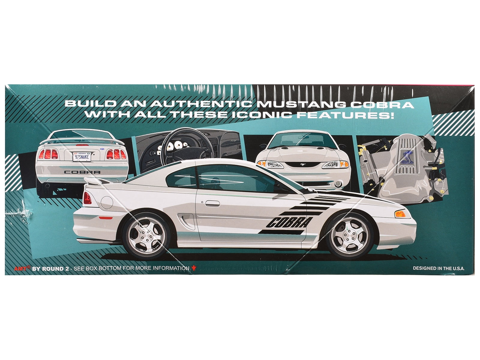 1997 Ford Mustang Cobra (Skill 2) 1/25 Plastic Model Kit by AMT