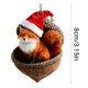 thumbnail image 3 of Adornos navideños Chopper de 8 cm con diseño de animales del bosque, para árbol de Navidad, regalo navideño, decoración colgante, decoración de jardín, decoración navideña y de Halloween., 3 of 7