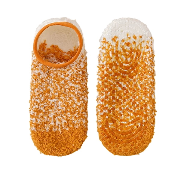 Calcetines de Lana de las Mujeres Navidad Tridimensional Hermoso Piso Calcetines, Espesado Calzado Cálido de Invierno