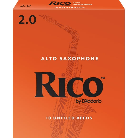 Rico Alto Saxophone Anches N ° 2 Boîte de 10