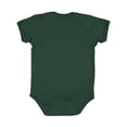 thumbnail image 2 of RABBIT SKINS Baby Soft Fine Jersey Short Sleeve Bodysuit (4424) Forest, 6M, 2 of 4