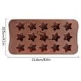 thumbnail image 3 of Star Shaped Silicone Molds Five-Pointed Star Shaped Mold Silicone Star Candy Molds for Baking Resin Soap Jelly, 3 of 7