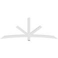 thumbnail image 4 of 96"W x 36"H x 4"D x 4"F, 9/12 Pitch, Alberta Architectural Grade PVC Gable Bracket, 4 of 8