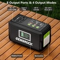 thumbnail image 4 of Banco de energía portátil GENSROCK H120 24000 mAh con toma de corriente alterna de 150 W, 4 of 8