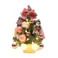 thumbnail image 4 of Decoraciones para árboles de Navidad de mesa perfecl con luces bola de Navidad Rosado, 4 of 8