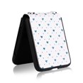 thumbnail image 7 of TECH CIRCLE for Samsung Galaxy Z Flip 3 Case,Heart Pattern Leather Soft TPU Bumper Ultra-Thin Cover with Long Shoulder Strap for Samsung Galaxy Z Flip 3 5G 2021, Blue, 7 of 7