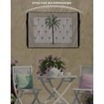 thumbnail image 6 of Outdoor TV Cover 52 to 55 Inch Weatherproof, Green Tropical Coconut Trees Waterproof TV Screen Protector for Outside Decor with Zipper and Pocket 52"L x 30"H , Summer Vintage Plant Beige, 6 of 7