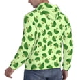 thumbnail image 6 of Lsque Broccoli Vegetables Pattern Casual Men's Hoodie,Hooded Sweatshirt with Kangaroo Pocket,Pullover Hoodie-Small, 6 of 7