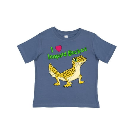 

Inktastic I Love Leopard Geckos Gift Toddler Boy or Toddler Girl T-Shirt