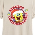 thumbnail image 3 of SpongeBob SquarePants - Singing Christmas Korals - Women's Oversized T-Shirt, 3 of 6