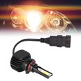 thumbnail image 3 of 2 bombillas H10 9005 de 3000 lm y 6000 K de color blanco para mejorar el brillo al máximo. Faros delanteros LED de alta potencia para automóvil de 12 V y 2 x 30 W, 3 of 8