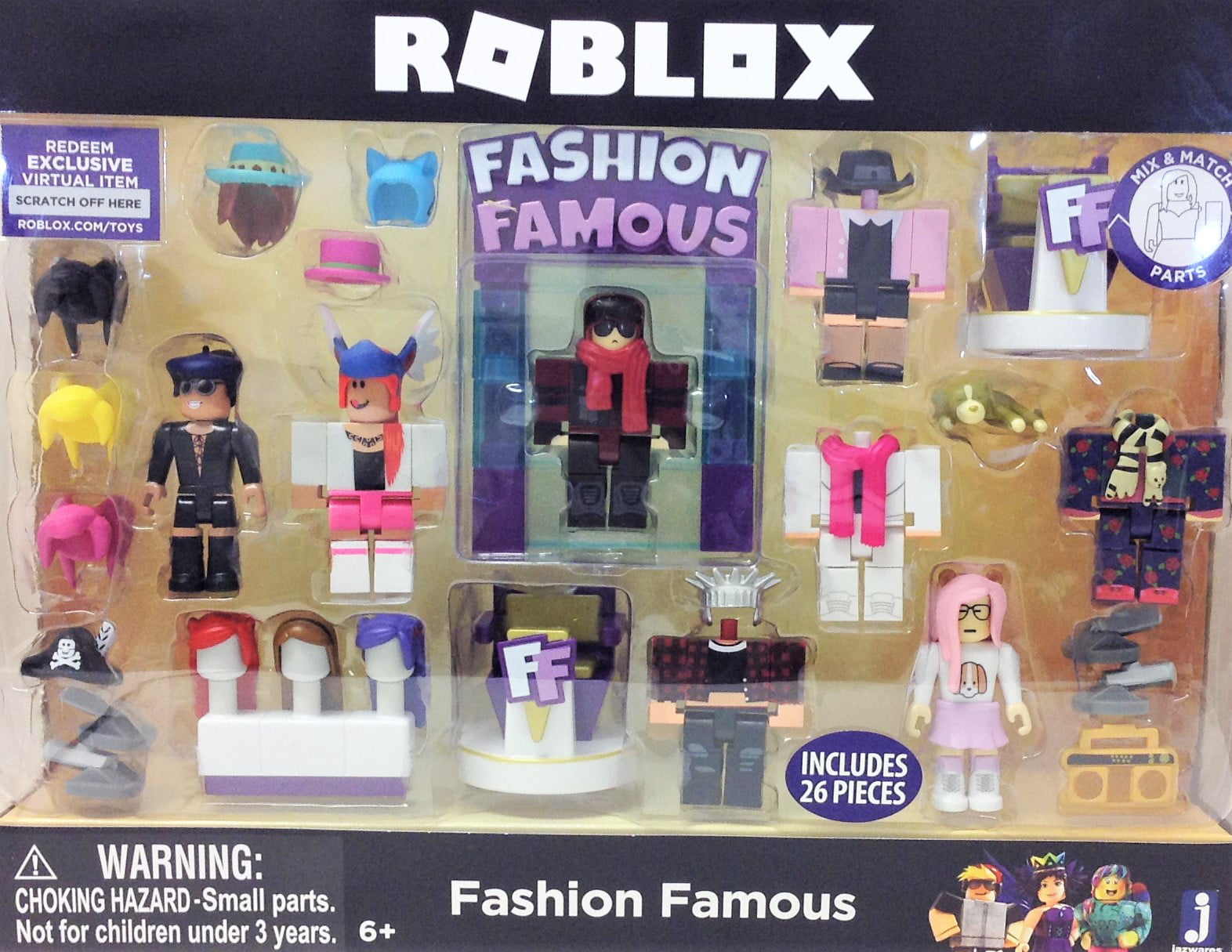 Roblox Celebrity Fashion Famous Feature Playset Walmartcom - fashion famous roblox faces