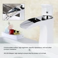 thumbnail image 6 of Copper Bathroom Basin Hot and Cold Waterfall Faucet Temperature Control Water Tap (EU G3/4"), 6 of 8