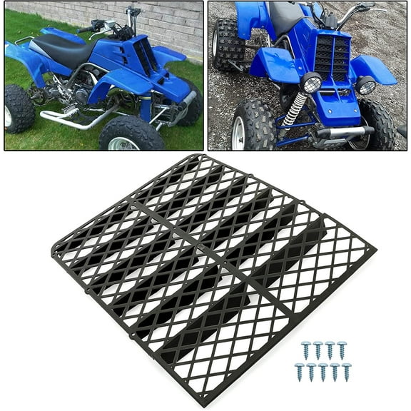 Kojem Black Plastic Radiator Mesh Grille Grill Guard Compatible with 1987-2006 Yamaha Banshee 350 (YFZ350)