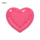 thumbnail image 2 of Platos de papel en forma de corazón 20 ct – Decoración de San Valentín rojo rosa rosa intenso, platos desechables para fiesta de 7 pulgadas, cartón apto para alimentos, vajilla romántica para, 2 of 6