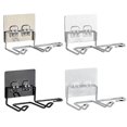 thumbnail image 2 of Hair Dryer Holder Rack Wall Mounted Hair Straightener Dryer Holders Bathroom Organizer Storage Rack, 2 of 5