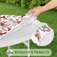 thumbnail image 5 of Baseball Snacks Pattern Round Fitted Tablecloth with Elastic Edge,Dining Table Cover Waterproof,Outdoor Round Tablecloth for Camping,Dining,Indoor and Outdoor, 5 of 7