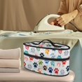 thumbnail image 2 of HELLHERO Diverse Paw Print Designs Iron Portable Storage Bag Large Size Polyester, Case Only, 2 of 6