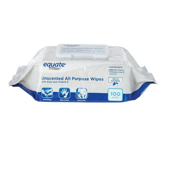 Lingettes tout usage non parfumees