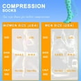 thumbnail image 4 of 6 Pairs Medical Sport Compression Socks - 15-20mmhg Graduated Knee-High Support for Men & Women, Ideal for Soccer, Running, and Nurses, 4 of 7