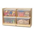 thumbnail image 2 of Jumbo Tote Storage – with Clear Jumbo Totes + Lids, 2 of 3