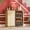 Wood/Single Cabinet, variant on AHB Wine Bar Cabinet with Mini Fridge Space and Hidden Drawer, Coffee Bar Sideboard for Kitchen and Dining Room, 39.06"W x 19.69"D x 36.65"H, Coffee