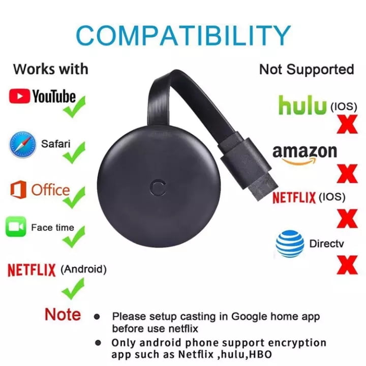 Compra Chromecast G12 Gen Streaming Media Player en Chile