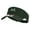 Dk Green, variant on Artistic M Logo Embroidered Cotton Twill Sun Visor - Black OSFM