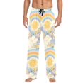 thumbnail image 7 of FORMRS Mens Pajama Pants with Pockets Sleepwear Lounge Bottoms Sizes S-2XL, Purple Rainbow Clouds, 7 of 7