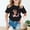Black, variant on Girls Cute Girl Character Tee Crewneck Short Sleeve Cartoon Graphic Shirt Summer Relaxed Fit T-Shirt Playwear Fashion Style Tops