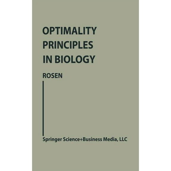 Optimality Principles in Biology, (Paperback)