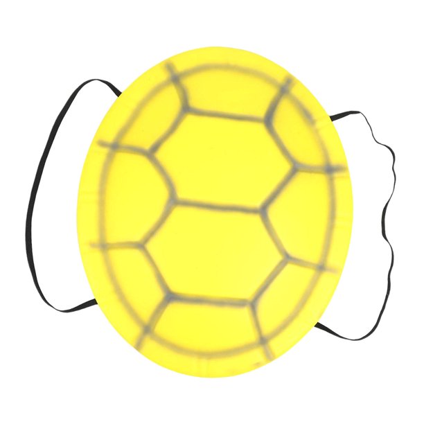 Disfraz de caparazón de tortuga de EVA, accesorio para fiestas infantiles de carnaval y festivales. Amarillo brillante