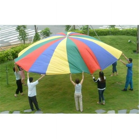 4 Color Parachutes - 8 Handles - 6 Feet
