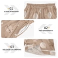 thumbnail image 3 of Women's Silk Pajama Shorts Cat Planet Pajama Shorts Women's Casual Pajama Shorts with Pockets, 3 of 6