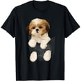 thumbnail image 2 of Shih tzu Puppy in Pocket T-Shirt, 2 of 3