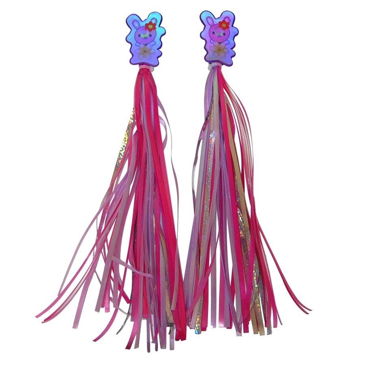 Evo Bicycle Handlebar Rabbit Streamers (Bunny Purple/Pink) Walmart