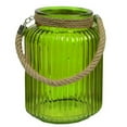 thumbnail image 2 of 10" Tropicalia Cotton Candy Pink Pillar Candle Holder or Storage Jar, 2 of 2