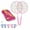Pink, variant on Badminton Rackets for Children,8 in 1 Shuttlecocks Racquet Sports Set w/Lightweight Carrying Bag for Kids Professionals Beginner Players Indoor Outdoor Sport Game