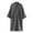Gray, variant on Men's Cotton Kimono Bathrobe Japanese Style Pajamas Gauze Cotton Japanese Kimono Suit Lace Up Comfortable Loungewear