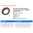 thumbnail image 2 of Front Auto Trans Oil Pump Seal - Compatible with 2000 - 2008 GMC Yukon XL 1500 2001 2002 2003 2004 2005 2006 2007, 2 of 2