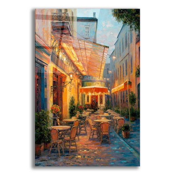 Epic Art 'Café Van Gogh 2008 Arles France' by Haixia Liu, Acrylic Glass Wall Art, 16"x24"