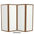 thumbnail image 7 of Red Lantern 4 ft. Short Window Pane Shoji Screen - Walnut - 4 Panels, 7 of 7