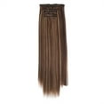 thumbnail image 2 of RKSTN Wigs Human Hair Fashion Hair Long Clip In Hair Extensions Full Straight Wig Glueless Wigs, 2 of 4